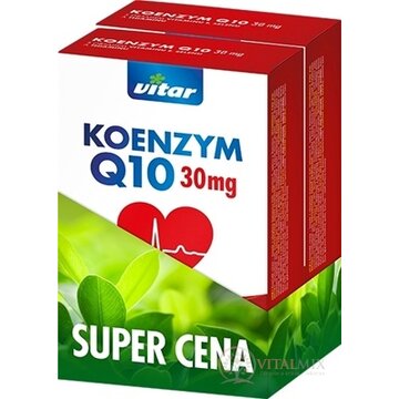VITAR KOENZYM Q10 30 mg DUOPACK cps 2x60 ks (120 ks), 1x1 set obrázok