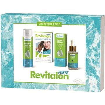 VITAR Revitalon FORTE BOX kapsuly 30 ks + kofeínový šampón 250 ml + vlasové sérum 50 ml, 1x1 set obrázok