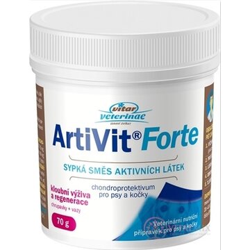 VITAR Veterinae Artivit Forte sypká zmes 1x70 g obrázok