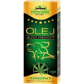 VITAR Veterinae KONOPNÝ OLEJ 1x200 ml obrázok
