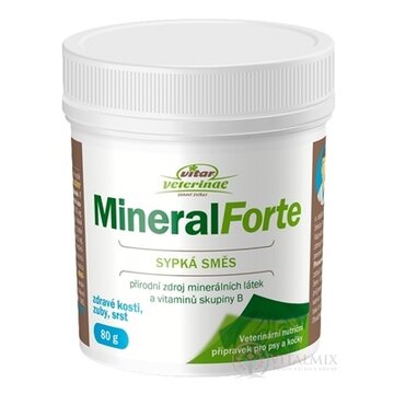 VITAR Veterinae Mineral Forte sypká zmes 1x80 g obrázok