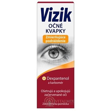 VIZIK Očné kvapky Zmierňujúce podráždenie dexpanthenol a karbomer 1x10 ml obrázok