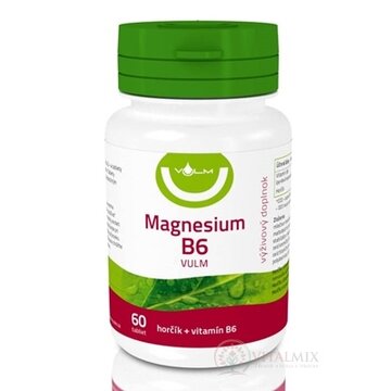 VULM Magnesium B6 tbl flm (horčík + vitamín B6) 1x60 ks obrázok