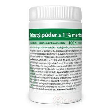 VULM Tekutý púder s 1 % mentolu (kozmetický výrobok) 1x100 g obrázok