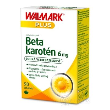 WALMARK Beta karotén 6 mg cps 1x90 ks obrázok