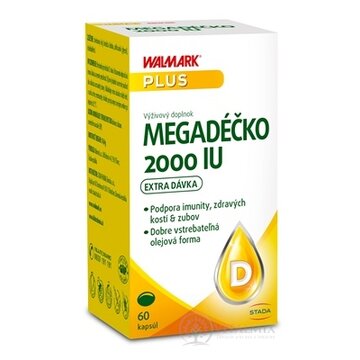 WALMARK Megadéčko 2000 IU cps (inov. 2024) 1x60 ks obrázok