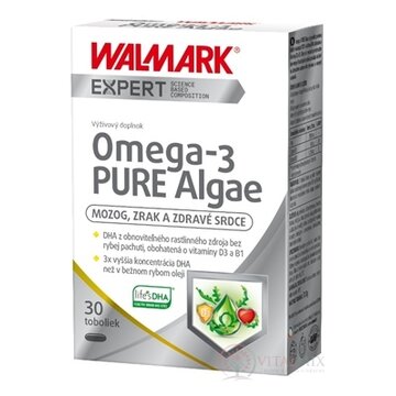 WALMARK Omega-3 PURE Algae cps 1x30 ks obrázok