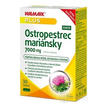 WALMARK Ostropestrec mariánsky 7000 mg FORTE tbl 1x30 ks obrázok