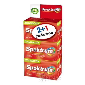 WALMARK SPEKTRUM IMUNACTIV NEW tbl (inov.2021) (2+1 zadarmo) 3x30 ks (90ks) 1x1 set obrázok