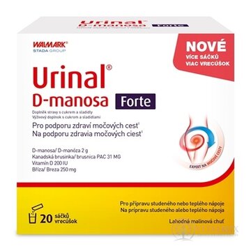 WALMARK Urinal D-manosa Forte vrecúška 1x20 ks obrázok