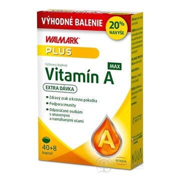 WALMARK Vitamín A MAX cps 40+8 (20% navyše) (48 ks) obrázok