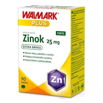 WALMARK Zinok FORTE 25 mg tbl 1x90 ks obrázok
