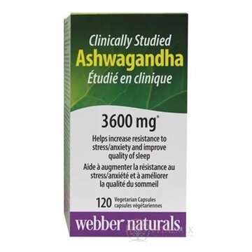 Webber Naturals Ashwagandha cps 1x120 ks obrázok