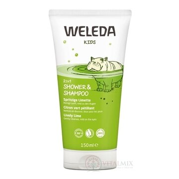 WELEDA 2v1 Sprchový krém a šampón Veselá limetka 1x150 ml obrázok