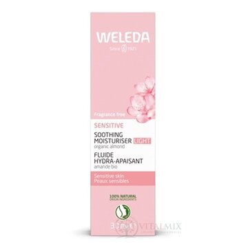 WELEDA Upokojujúci pleťový krém Sensitive Light s bio mandľovým olejom 1x30 ml obrázok
