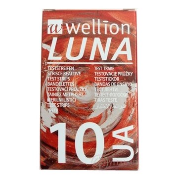 Wellion LUNA UA testovacie prúžky k prístroju LUNA 1x10 ks obrázok