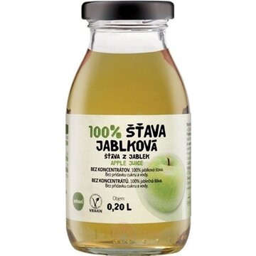 zdravo 100% ŠŤAVA JABLKOVÁ 1x200 ml obrázok