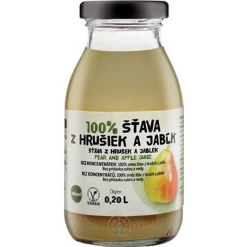 zdravo 100% ŠŤAVA Z HRUŠIEK A JABĹK 1x200 ml obrázok