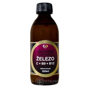 Zdravý svet Lipozomálne ŽELEZO + C + B9 + B12 1x200 ml obrázok