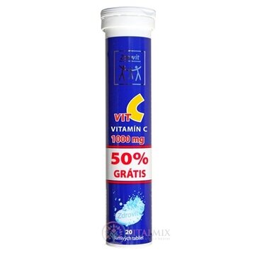 Zdrovit Vitamín C 1000 mg 50% grátis tbl eff (šumivé tablety) 1x20 ks obrázok