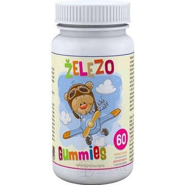 ŽELEZO Gummies - Clinical pektínové bonbóny s hroznovou príchuťou 1x60 ks obrázok