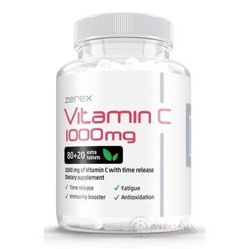 Zerex Vitamín C 1000 mg tbl s postupným uvoľňovaním 1x100 ks obrázok
