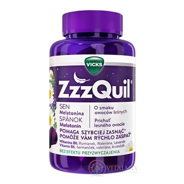 ZzzQuil SPÁNOK želé s príchuťou lesného ovocia 1x60 ks obrázok