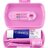 CURAPROX Kids travel set ružový (1x zubná kefka, 2x medzizubná kefka CPS, 1x zubná pasta melón 6+ 10 ml, 1x nálepka) 1x1 set obrázok
