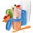 Philips AVENT VIA SADA zásobníky a lyžička poháriky: 10x180 ml, 10x240 ml, 20xVIA vrchnáky, 1 lyžička (SCF721/20) 1x1 set obrázok