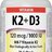 Webber Naturals Vitamín K2+D3 120 mcg/1000 IU cps (mäkké gélové kapsuly) 1x30 ks obrázok