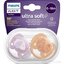 AVENT CUMLÍK Ultra Soft Premium 6-18m dievča na utišovanie, silikón, FlexiFit, zvieratko 1x2 ks obrázok