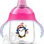 AVENT HRNČEK Premium 260 ml s držadlami od 12 mesiacov, ružový, tučniak, 1x1 ks obrázok