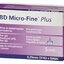 BD MICRO FINE PLUS inzulínové ihly 31G - ihly do aplikátorov inzulínu (0,25 x 5 mm) 10x10 ks obrázok