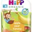 HiPP BIO 100% Ovocie Jablko Hruška Banán kapsička (od ukonč. 4./6.mesiaca) ovocný príkrm 1x100 g obrázok