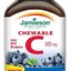 JAMIESON VITAMÍN C 500 mg čučoriedka tbl na cmúľanie, 100+20 zadarmo (120 ks) obrázok