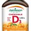JAMIESON VITAMÍN D3 1000 IU POMARANČ tbl na cmúľanie 1x100 ks obrázok