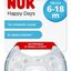 NUK CUMLÍK CLASSIC HAPPY DAYS V2-Silikón Box utišujúci, veľkosť 2 (6-18 mesiacov), rôzne farby, 1x1 ks obrázok