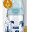 NUK FC+ FĽAŠA SKLO s kontrolou teploty 240 ml, silikónový cumlík M (0-6 mesiacov) 1x1 ks obrázok