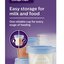 Philips AVENT VIA zásobníky poháriky 180 ml x 5 ks, s vrchnákmi (SCF619/05) 1x1 set obrázok