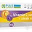 PLUS LEKÁREŇ Vitamín C 240 mg + zinok 10 mg tbl 1x60 ks obrázok