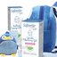SAFORELLE Bébé balíček pre deti krémové mlieko 125 ml + jemný čistiaci gél 125 ml + detský ruksačik v tvare tučniaka, 1x1 set obrázok
