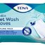 TENA Vlhčené rukavice na umývanie wet wash gloves, neparfumované 1x8 ks obrázok