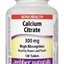 Webber Naturals Calcium citrát 300 mg tbl 1x120 ks obrázok