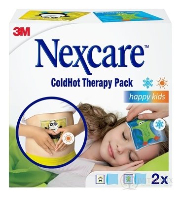 3M Nexcare ColdHot Therapy Pack Happy Kids kapsa, gelový obklad pro děti 1x2 ks