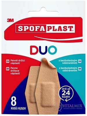 3M SPOFAPLAST č.612 DUO náplasti mix 2 velikosti obálka 1x8 ks