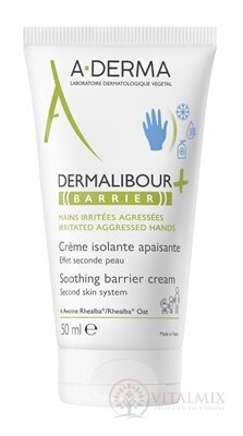 A-DERMA DERMALIBOUR+ BARRIER Ochranný krém zklidňující (inov. 2023) 1x50 ml