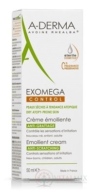 A-DERMA Exomega CONTROL Creme ÉMOLLIENTE emolienčný krém 1x50 ml