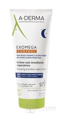 A-DERMA EXOMEGA CONTROL Noční krém regenerační emolienční 1x200 ml
