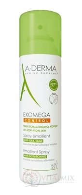 A-DERMA Exomega CONTROL SPRAY Emollient emolienčný sprej proti škrábání 1x200 ml