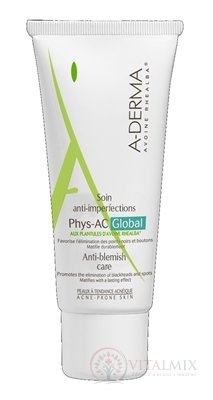 A-DERMA PHYS-AC Soini ANTI-imperfection (GLOBAL) péče o nedokonalosti pleti 1x40 ml